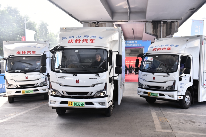 庆铃氢燃料电池物流车